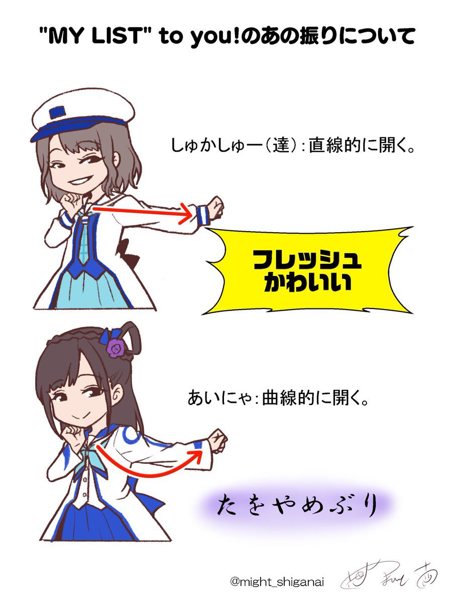 #Aqours7周年 おめでとうございます!
こんなにたくさんライブ通ったのもレポ絵を描いたのもAqoursが初めて。
さらなる躍進を楽しみにしています。 