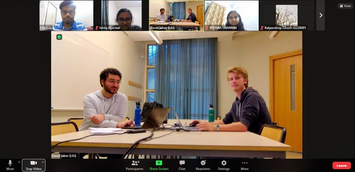 iGEMIISERM's tweet photo. Throwback Thursday!
Had a great time in discussing the possible collaboration between IISER Mohali and Linkoping university,Sweden @Liu_iGEM :) 
Looking forward to more such interactions.
#igem2022 #Collaboration #ThrowbackThursday https://t.co/eV3eCR5vhd