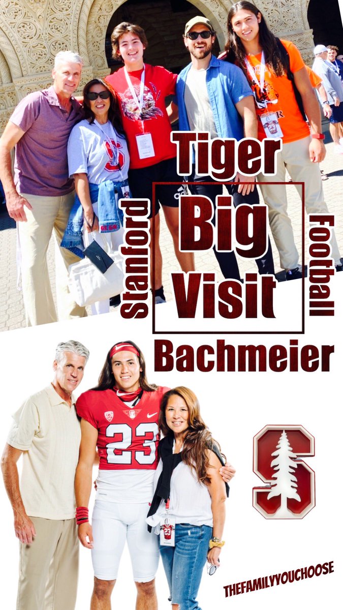 aprilbachmeier's tweet photo. Stanford official visit did not disappoint. First class๐ฏ๐ฒ ๐ ๐ ๐ธ #ProudMom #cardinals2023 #gowhereitfits #3down2togo https://t.co/fVygV3oavM