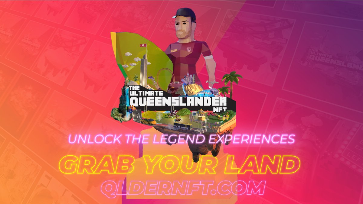nftqlder's tweet photo. 🏄Joel Parkinson could be on your land.. The Ultimate Queenslander NFT!! Queensland and Surfing legend could be unlocked..grab today #QUEENSLANDER 
@QLDmaroons

 #nft  Live now on https://t.co/MWKQxMjefW https://t.co/zjOu2vJpBu