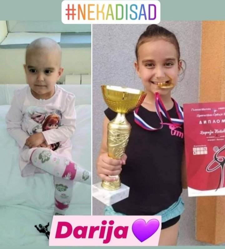 ZVONCICAorg's tweet photo. #NEKADISAD DARIJA 🎗❤💪🍀👏
.
.
.
#decaobolelaodraka 
#brinemozajedno 
#zvoncicaudruzenje 
#roditeljskakucazvoncica 
#institutzamajkuidete 
#childhoodcancersurvivor 
#lifeafterchildhoodcancer 
#childhoodcancerinternational https://t.co/LiE8nkw855