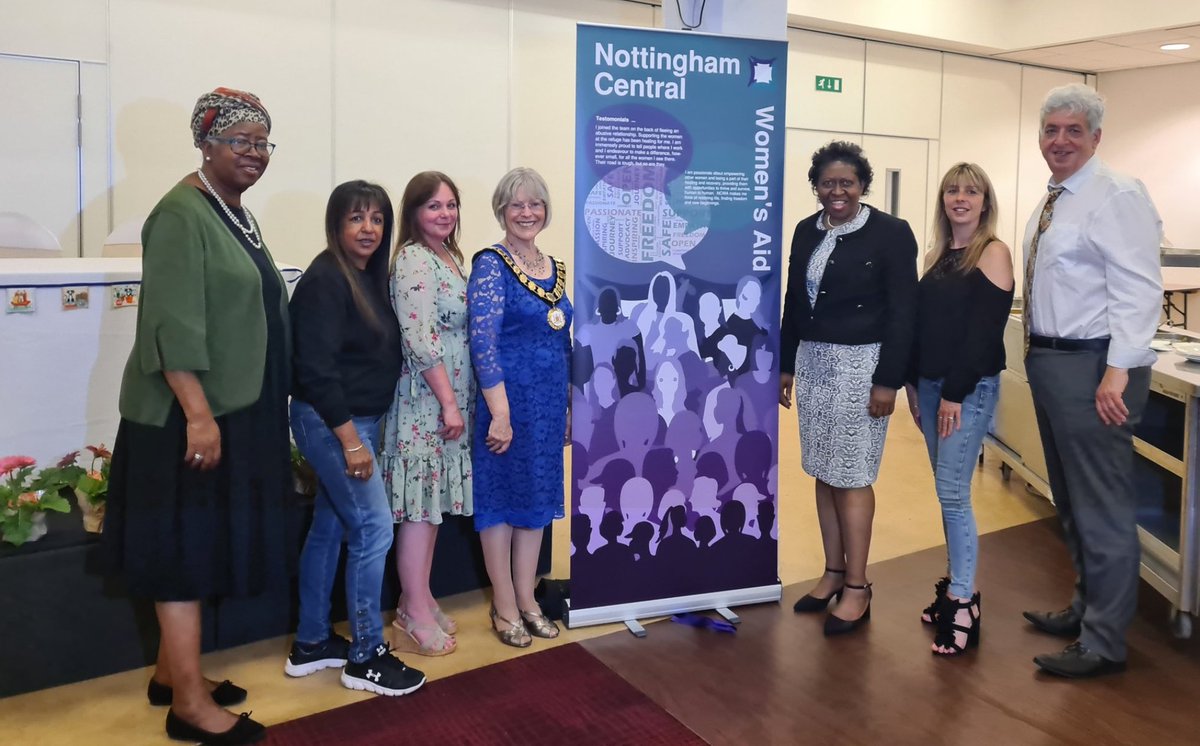 LordMayorNottm's tweet photo. I was honoured to open the 10th anniversary celebration of Central Womens Aid. Heard some moving stories and met some old friends. You can support them by visiting their website https://t.co/nFdTRiNpzz. @CentralRefugeWA @TarasAngelsUK @AngelaKandola @MeadowsCllrMike https://t.co/LrMWIXP7su