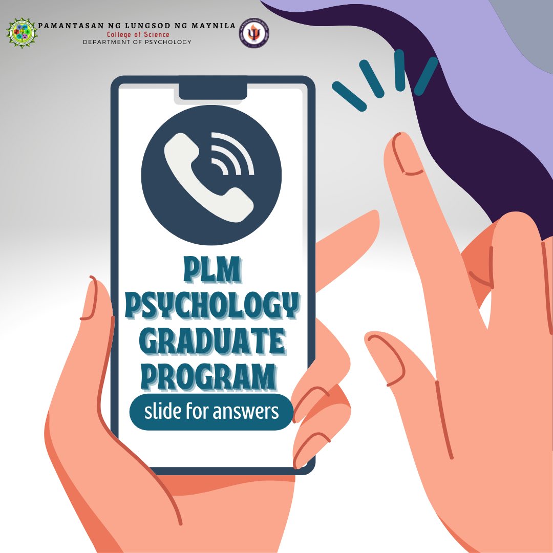 PLMPsySoc's tweet photo. ‼️ATTENTION to all the interested applicants of the PLM Psychology Graduate Program for A.Y 2022-2023.

Please see the images below for the guidelines for application.

For more inquiries, you may send a direct email at psycsgp@plm.edu.ph.

Thank you very much. https://t.co/9p0CdYy5g9