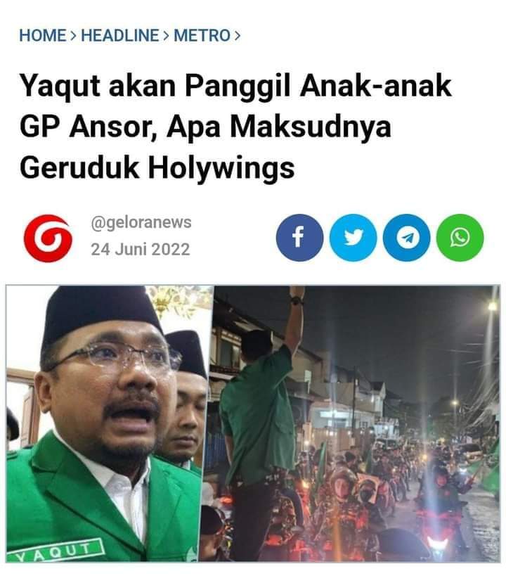 Moderate adalah radikal yang tertunda🤭
Berawal dari DKI.., melebar meluas.., dan ini kalau terbiarkan, apalagi menjadi capres dan kalau sampai terpilih..., bubar NKRI.
