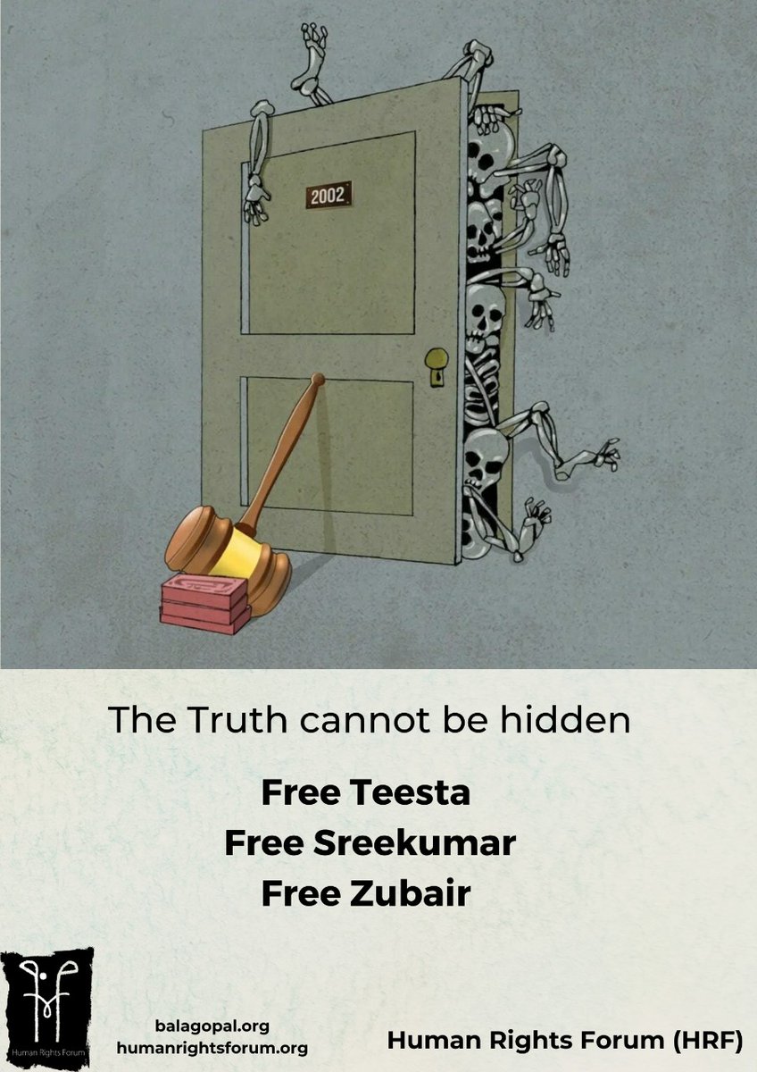 jigneshmevani80's tweet photo. The graphic says it all ! 

#FreeTeestaSetalvad 
#Freesreekumar 
#FreeZubair https://t.co/MGZnfoBhnb