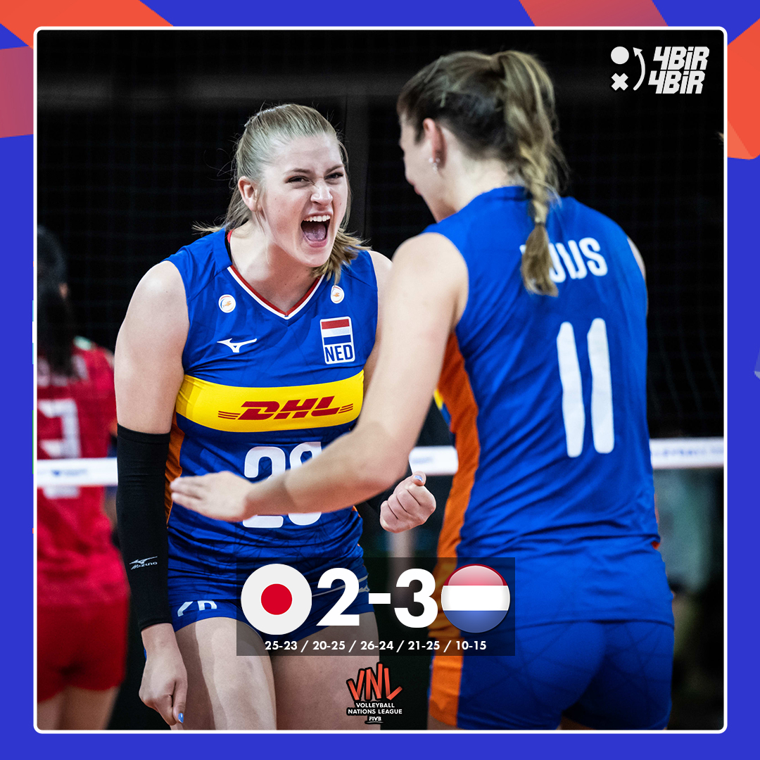 🇳🇱 Hollanda, sekizde sekiz yapan Japonya'ya ilk mağlubiyetini tattırdı.