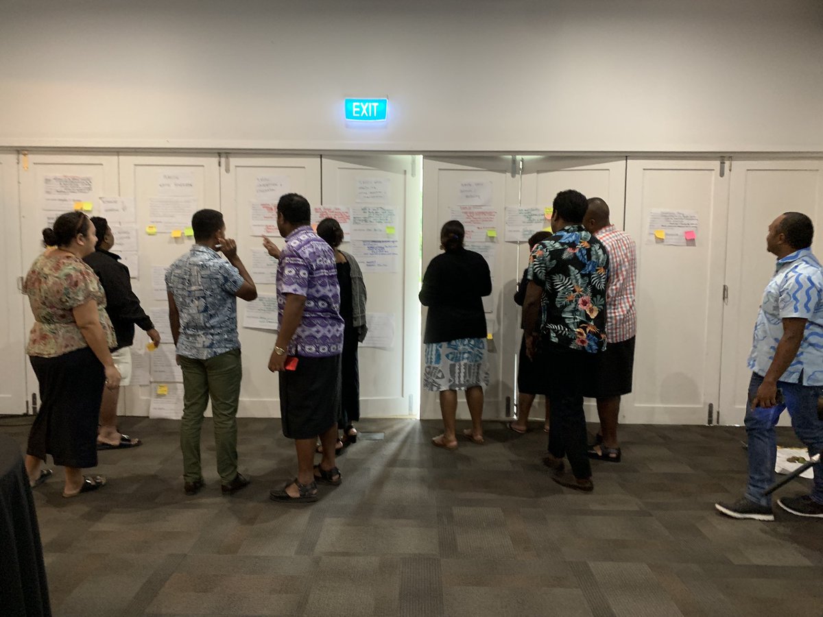 Day 3 of the systemic design workshop on plastic waste management in Fiji with @FijianGovt consolidating our interventions across drivers and value chain. Gearing up for action ✊🏽