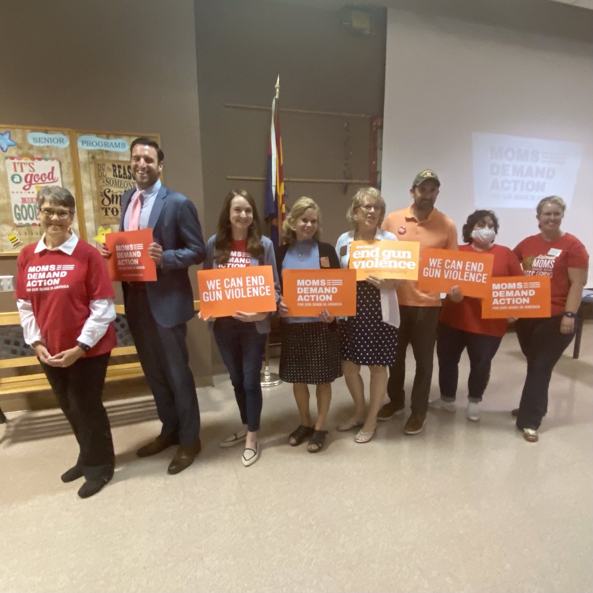 NevineMelikian's tweet photo. Thank you to all the #GunSenseCandidates who attended Phoenix @MomsDemand’s first in person meeting (with some attendees on Zoom.)
🔸@ChristinePMarsh &amp; @lauraforAZ from #LD04
🔸@JudyForAZ &amp; @JC4AZ from #LD02
🔸@AaronJMarquez from my #LD05
🔸@metz4congress from my #CD01 https://t.co/WS22aqBwbN