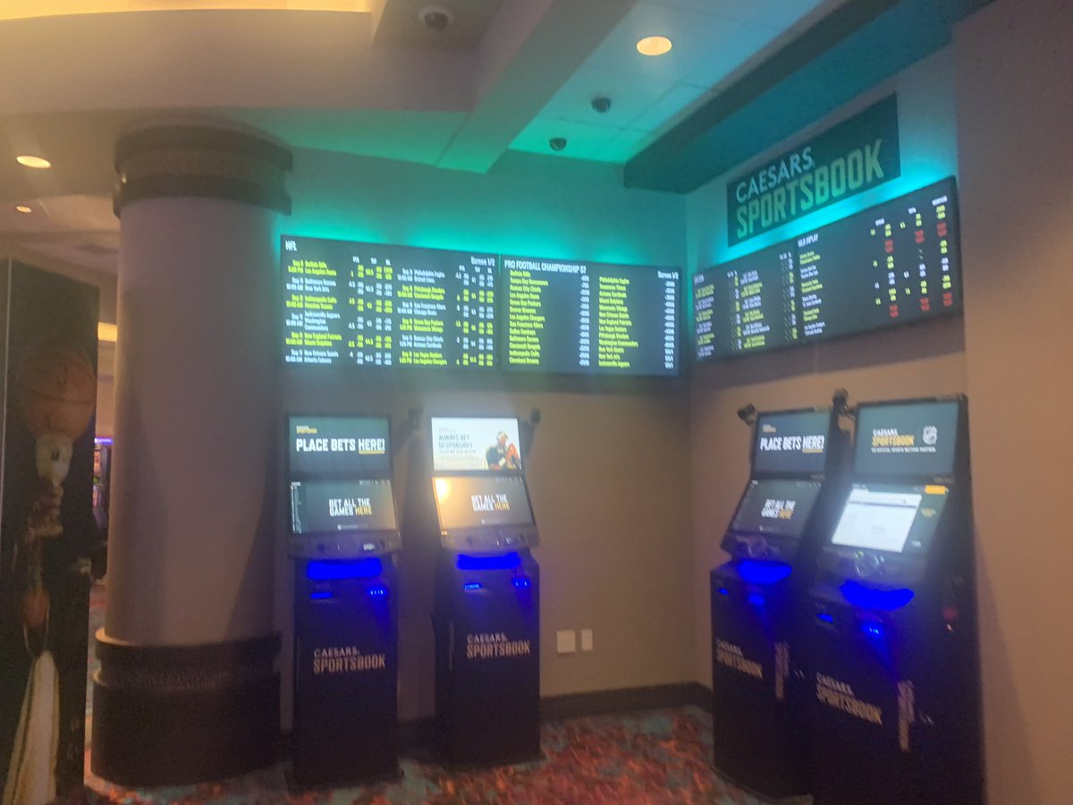 LoInTheIE's tweet image. I did not know that @Harrahs_AkChin had a live sportsbook. This was a pleasant surprise! @CaesarsRewards