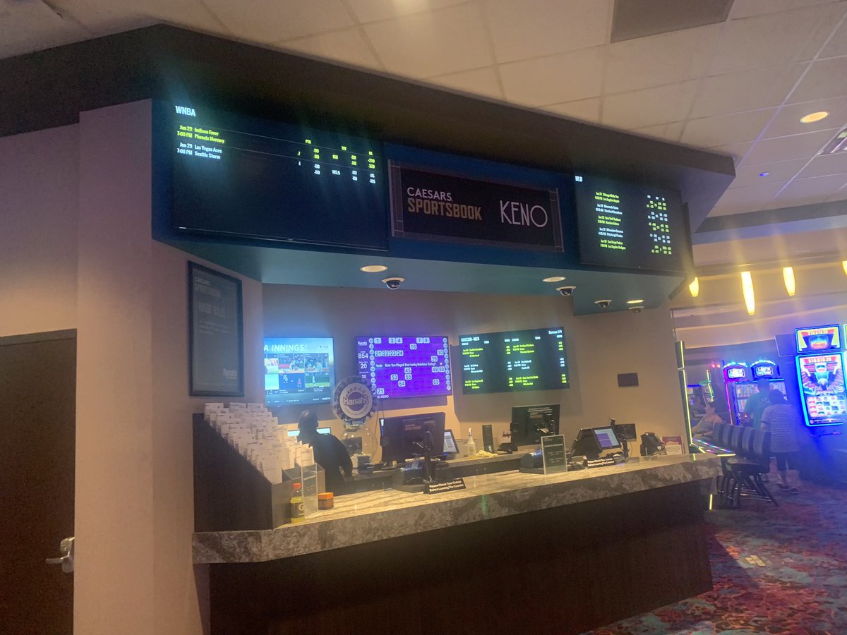 LoInTheIE's tweet image. I did not know that @Harrahs_AkChin had a live sportsbook. This was a pleasant surprise! @CaesarsRewards