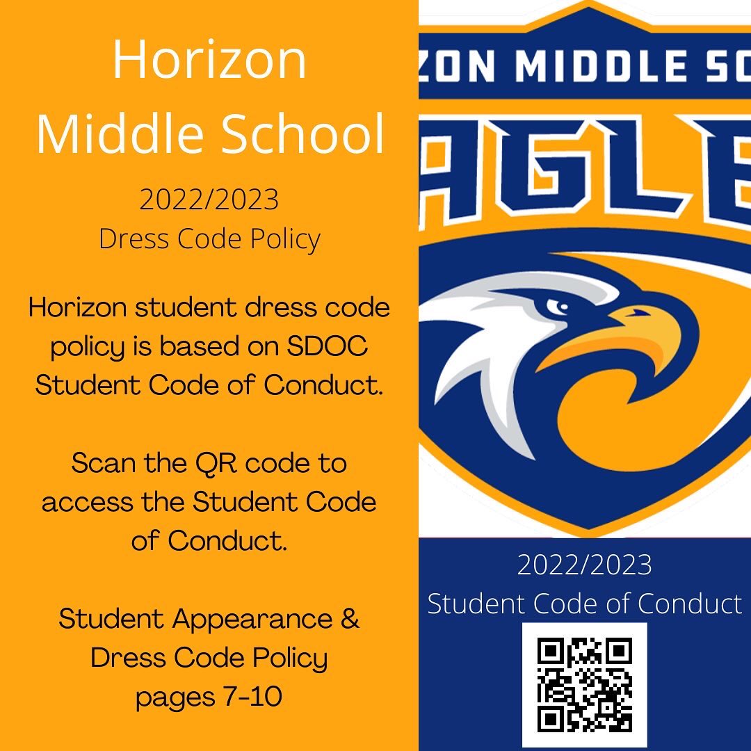 HorizonMiddle's tweet photo. 2022/2023 Horizon’s Dress Code Policy
#sdoc #hzms @Osceolaschools https://t.co/sSkHWmTPIF