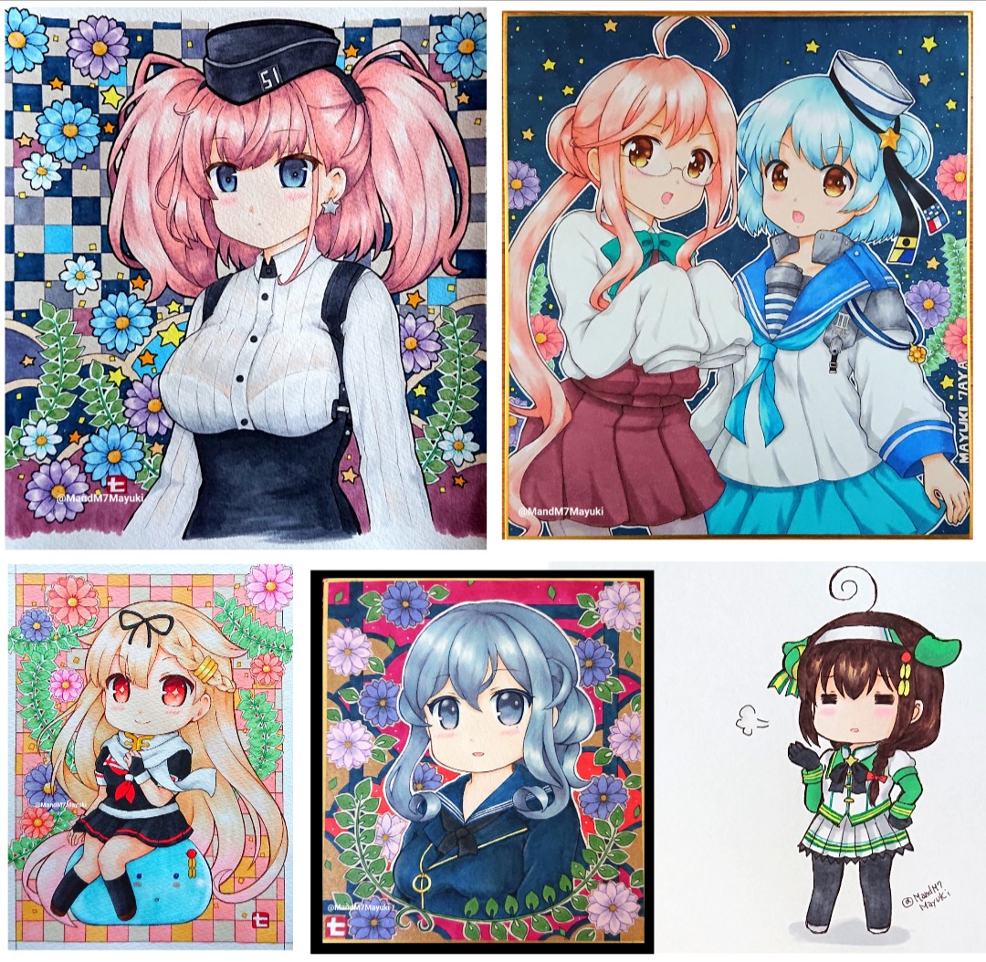 #フォロワー一万人以下の絵師が力作を投稿してたくさんのフォローを貰うタグ
色紙をメインに色々描いてるアナログおば…お姉さんです
画材はほぼコピックです
たまにデジタルでも描きますぞ 