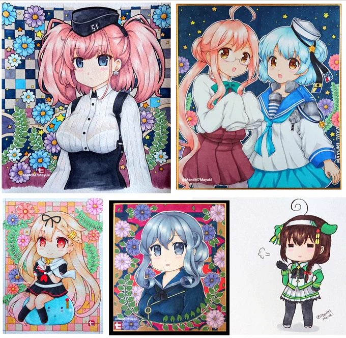 #フォロワー一万人以下の絵師が力作を投稿してたくさんのフォローを貰うタグ
色紙をメインに色々描いてるアナログおば…お姉さんです
画材はほぼコピックです
たまにデジタルでも描きますぞ 