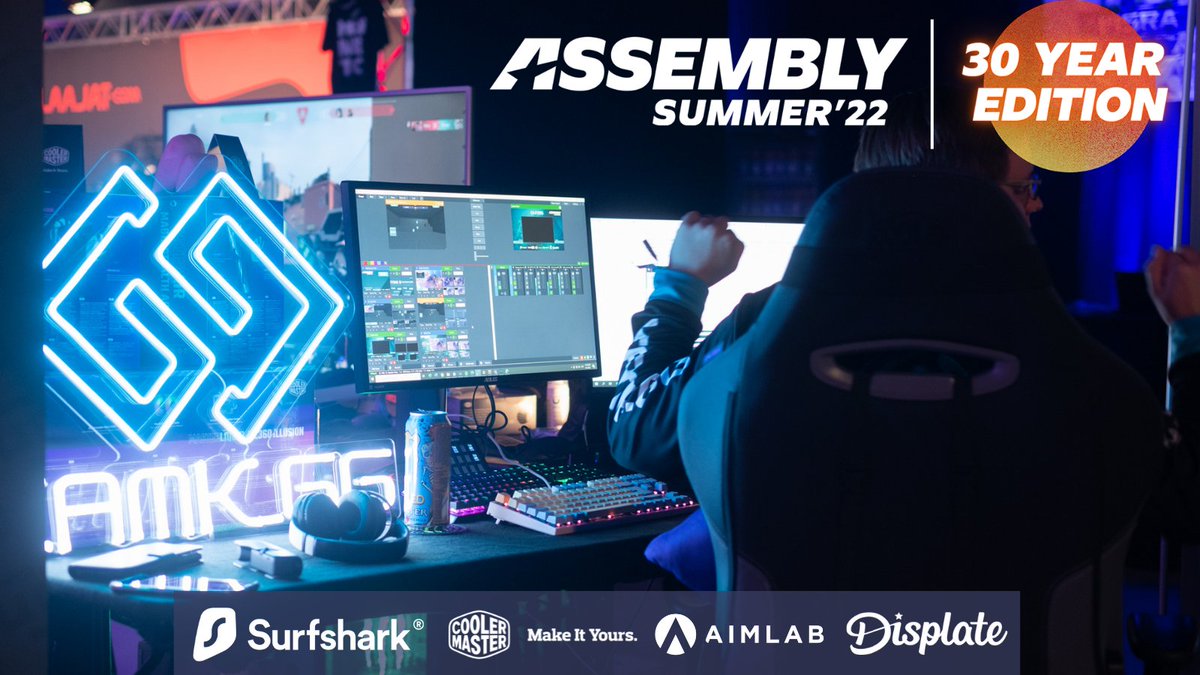we are thrilled to be working alongside <a href="/Displate/">Displate</a> at #ASSEMBLYSummer2022! catch many members of the #KAMKFamily at their amazing booth, as well as along the #GGVALO BYOC row! ALSO, we are incredibly honored to be continuing the Harassment Contact Representative initiative! 💙