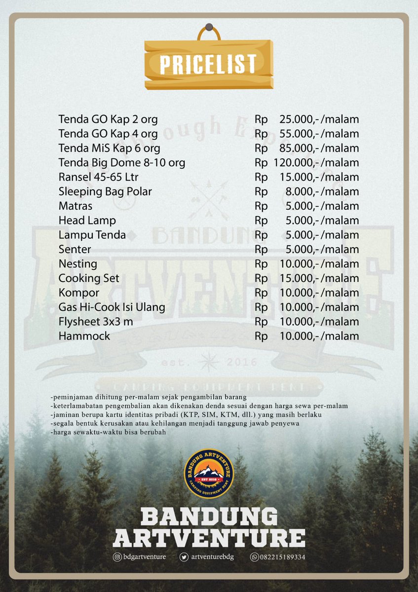 RENT / SEWA / CUCI / Laundry perlengkapan berkemah / camping / alat outdoor Bandung +62 822-1518-9334 (call/WA)

Sekeloa utara, Coblong, Bandung, Jawa barat, Indonesia, Asia tenggara, Asia, Bumi, Tata Surya, Galaksi Bima Sakti, Local Galactic Group