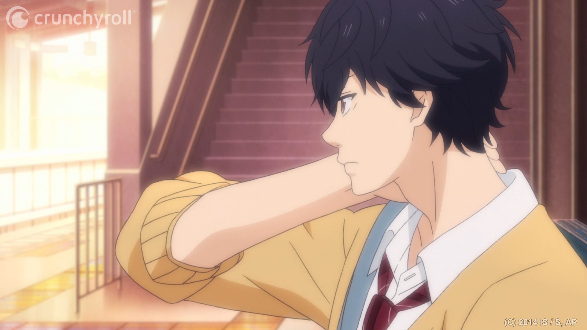 Crunchyroll on X: Caught staring💘 (via Blue Spring Ride) https