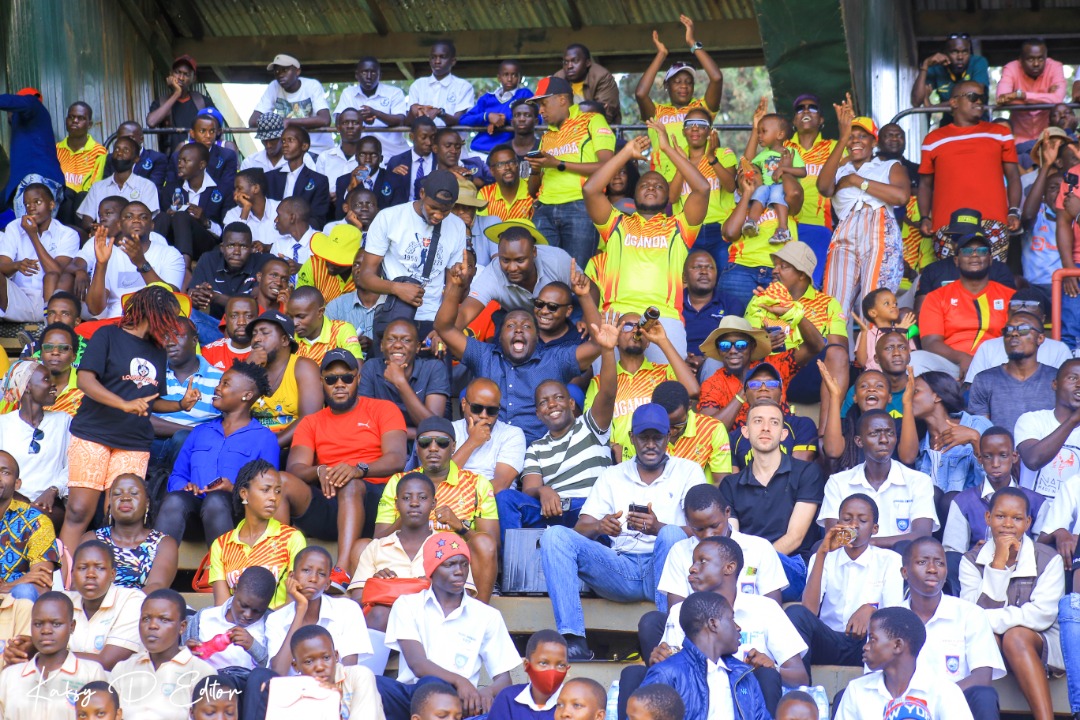 CricketUganda's tweet photo. #TBT: Still about the ICC Challenge League B Tournament.
Big shout out to the 12th man! Words can't express our appreciation..
Frame 1&2 Photo Credit: @kaksydeditor
Frame 3: @LillianSports
Frame 4: @HWamwayi
#TheRoadToCWC23 https://t.co/cq5aEkf2Xc
