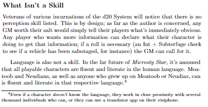 I might have some opinions on ttrpg skill design