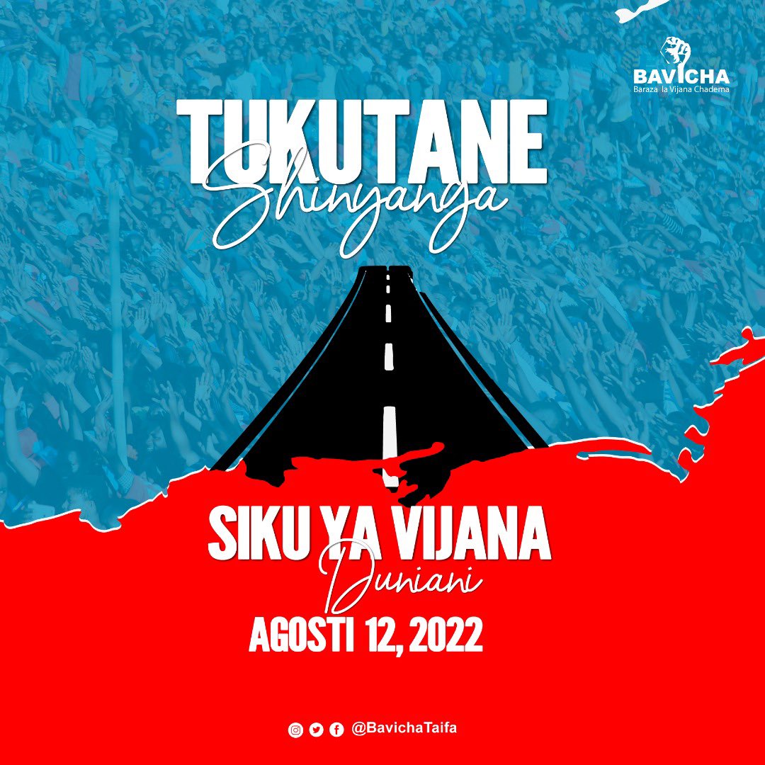 EzekielNtama3's tweet photo. Bavicha #yebaba tukutane shinyanga mjini tukadai #katiba mpya kwa pamoja.
@Twaha_Mwaipaya @HecheJohn @jjmnyika @PambaluJoh @Mjuba99 @111_cdm https://t.co/I1jtIUQ0vd