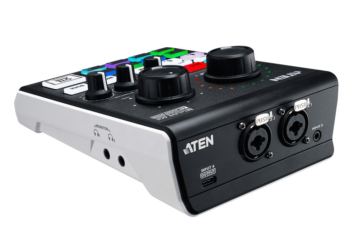 ATEN_Int's tweet photo. Using a condenser mic? A dynamic mic? The ATEN MicLIVE Podcast AI Audio Mixer has got you covered either way with its XLR jacks!
Learn more: https://t.co/fc67XLoEKa

#ATEN #podcaster #podcasting #miclive #tech #simplybetterconnections https://t.co/BQzteEv5u6