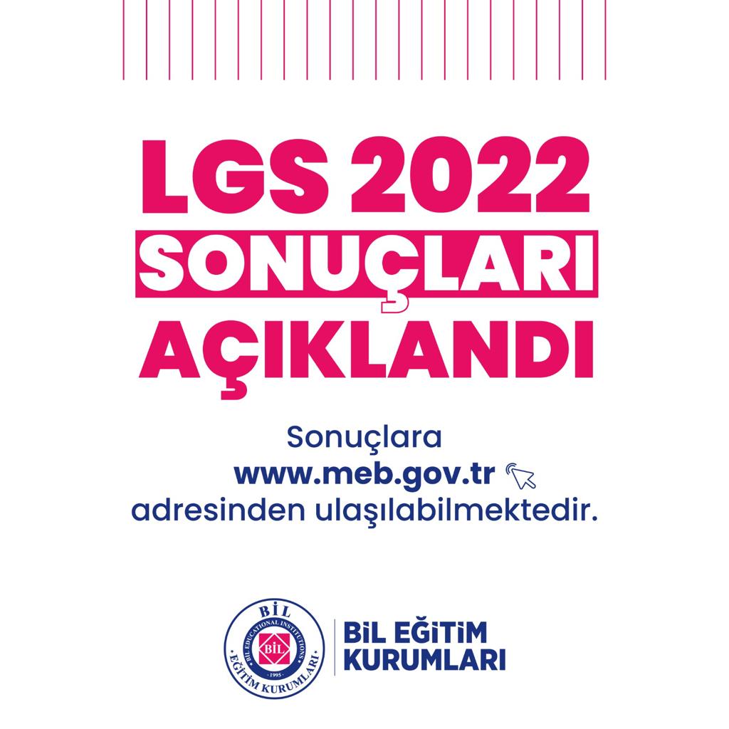 𝗟𝗚𝗦 𝟮𝟬𝟮𝟮 Sonuçları Açıklandı!

Sonuçlara meb.gov.tr adresinden ulaşılabilmektedir.

#LGS #lgssonuçları