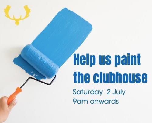 🙂Can you help us paint the clubhouse? 

This Saturday 2nd July we will be painting the clubhouse from 9am, hopefully getting it all finished by 11.30am. Its a relatively quick job if we can get some keen volunteers to join us on the day.

Looking forward to seeing you there! 🙂