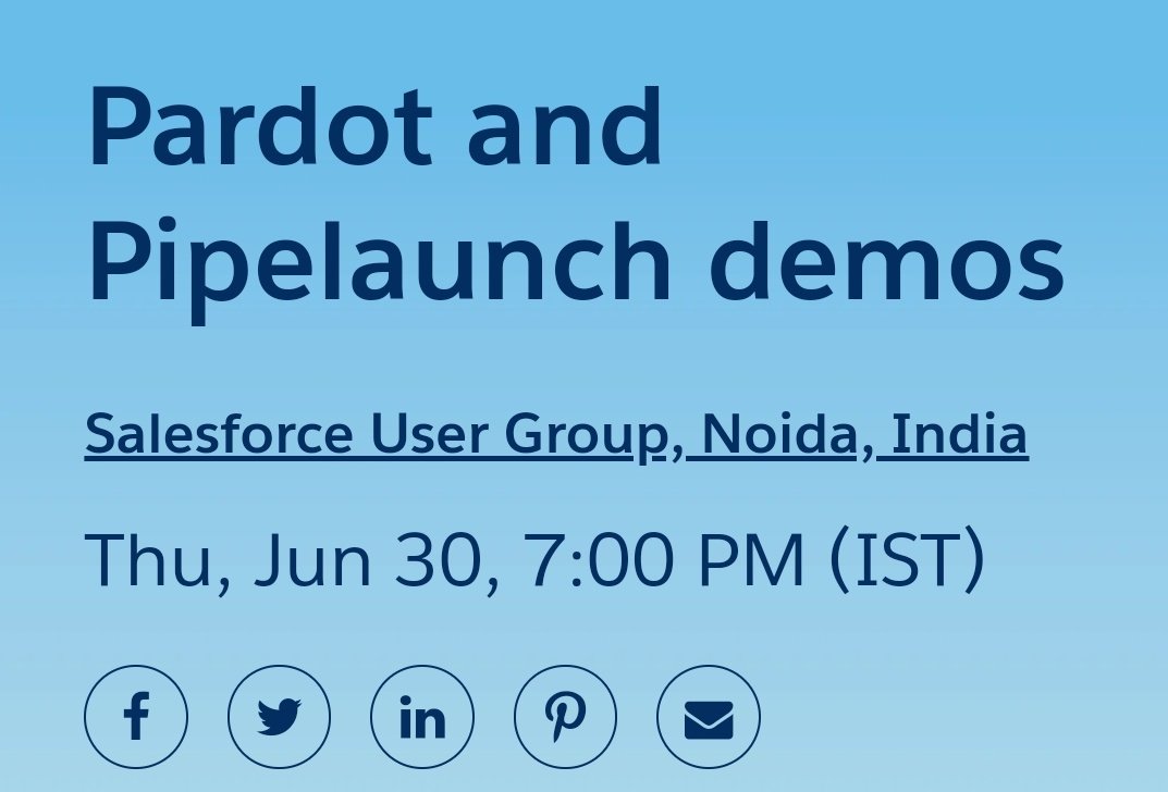 Salesforce User Group(Noida) tweet media