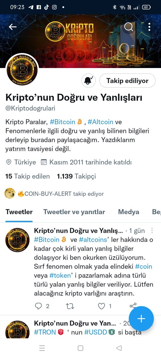 @CoinBuyAlert @Kriptodogrulari Rt ve fav tamam takipteyim katıldım