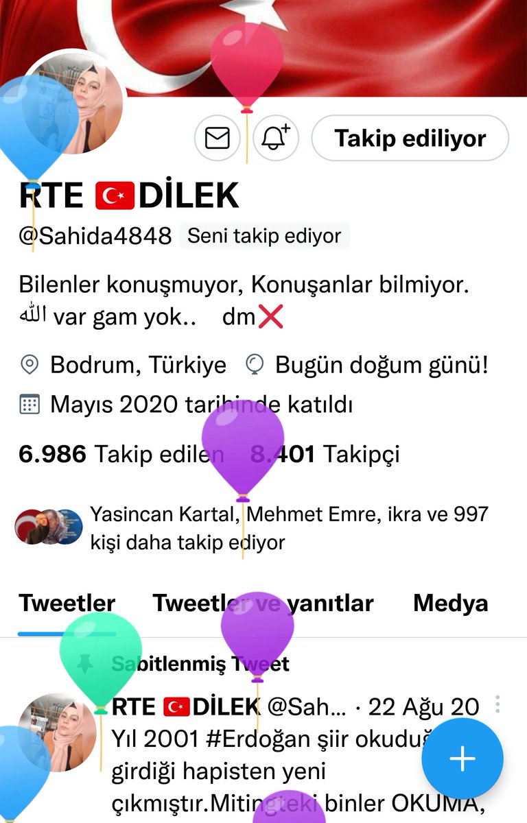 _h_oksl_'s tweet photo. Doğum günün kutlu yeni yaşın Mübarek olsun
Allah hayrlı sağlıklı Ömürler versin sana
Her şeye gönlünce olsun ablacım
🕊️🕊️🕊️🕊️🕊️🕊️🕊️🕊️🕊️🕊️🥰🎂🎈🎀🎁🎈❤️ https://t.co/oLWUboP4Z1