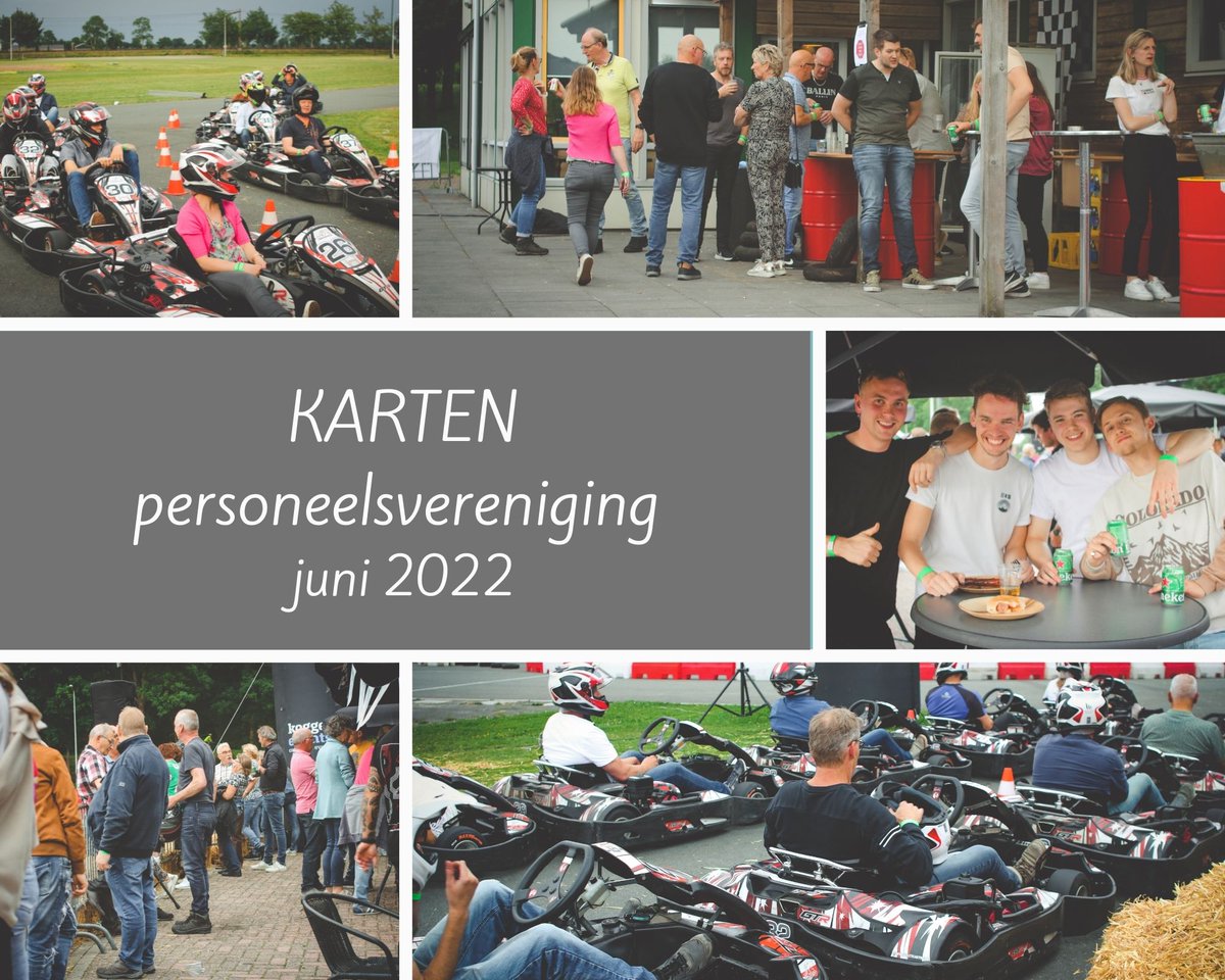 Mooi weer, een mega opkomst en een unieke locatie om een ‘streetkarting 🏎 event’ te organiseren, wat wil je nog meer! 

De ingrediënten voor een geslaagd uitje van onze personeelsvereniging op het evenemententerrein De Tippe in Staphorst.

Leuke dingen doen samen met collega's!
