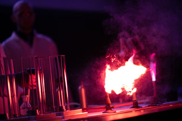 Du interessierst Dich für Naturwissenschaften? Dann auf zum Nordcampus. Vorführungen und Experimente in Chemie, Physik und Geowissenschaften lassen jeden Baukasten alt aussehen. #ndwgoe Für die Shows: Bitte anmelden! Foto: Phileas Schönberg
s.gwdg.de/dW6iUA