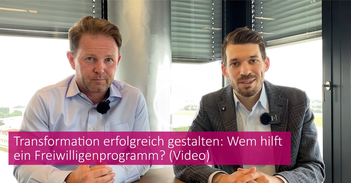 Kliemt_de's tweet photo. Wie lässt sich ein #Freiwilligenprogramm im Rahmen einer #Restrukturierung gestalten? Welche Vorteile bringt es? Wir haben dazu ein neues Video hochgeladen 🎥👇
https://t.co/Tjxbnukqzb https://t.co/60okfVarFW