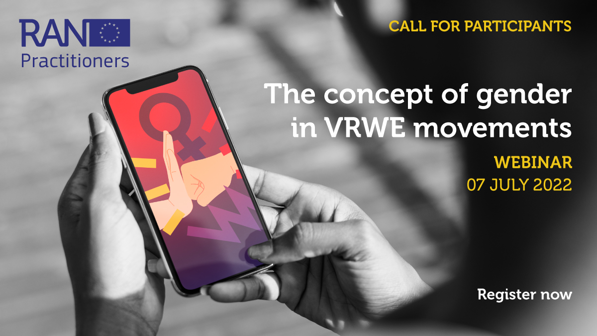 EUPreventionHub's tweet photo. 📢 Call for participants
🗓️ 7 July
📍 Online
Why do women support misogynist movements?
Aiming to further examine the relationship between gender &amp; #VRWE in the context of #pcve, we invite you to join this upcoming #RANWebinar.
Apply here to join 👉 https://t.co/ZTtgfUlvrE https://t.co/WM7TMID1CO