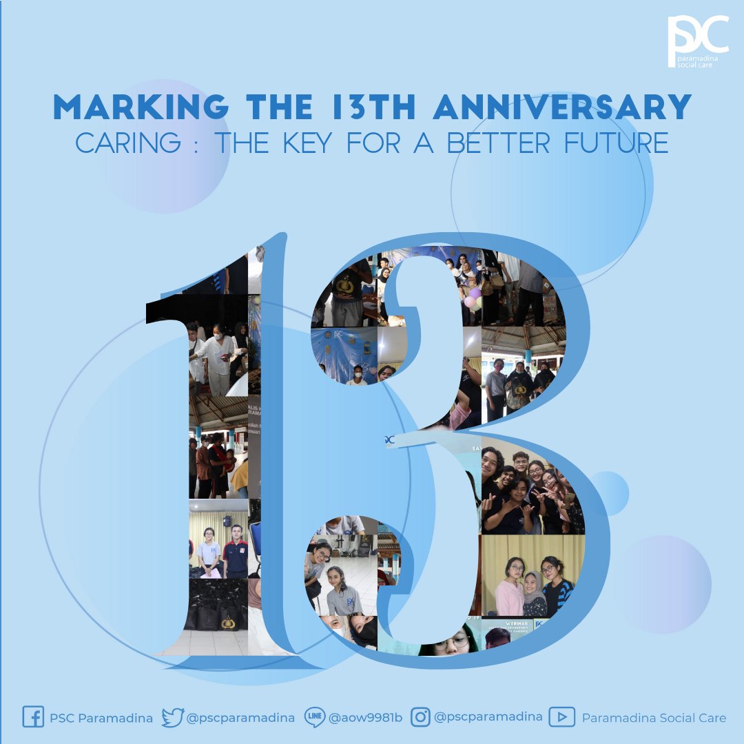 PSCparamadina's tweet photo. [ANNIVERSARY PSC]

Selamat Ulang Tahun Paramadina Social Care yang ke-13🎉. Semangat usia baru dengan harapan dan tekad kebersamaan untuk membangun PSC agar kedepannya lebih banyak kreatifitas dan inovasi yang diiluncurkan.

Salam,
Paramadina Social Care,
Play, Share, Care https://t.co/saXEkRrynD