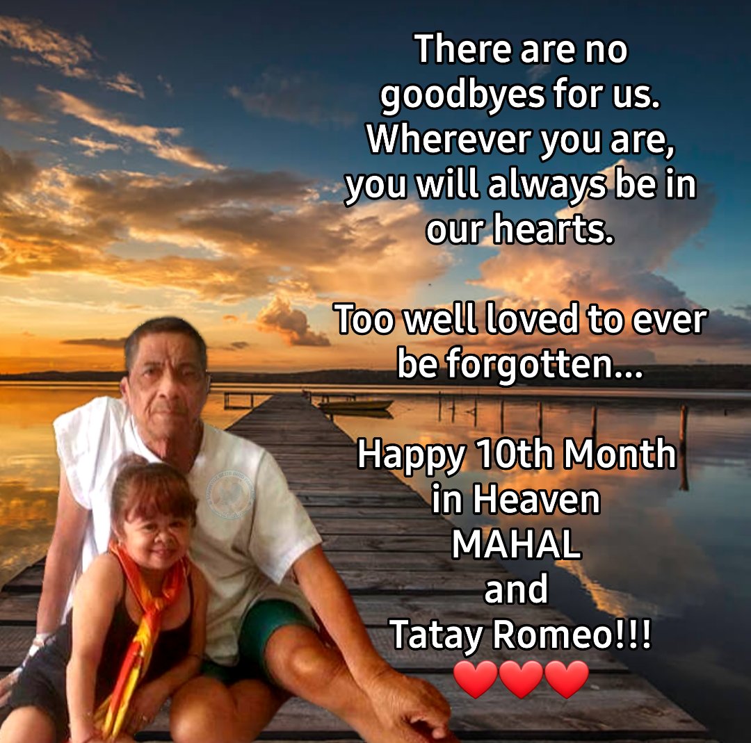 The life of the dead is placed in the heart of the living because Death is never an end.... but a To Be Continued...

Happy 10th Month in Heaven #mahal  and Tatay Romeo! ❤️❤️❤️

#MAHMYGZ
#MygzMolino
<a href="/MygzMolino/">Mygz Molino</a>
<a href="/jason_tesorero/">Jason Tesorero</a>  <a href="/lany_kate17/">lany Tesorero</a>  <a href="/EnzTv23/">EnzTv</a>