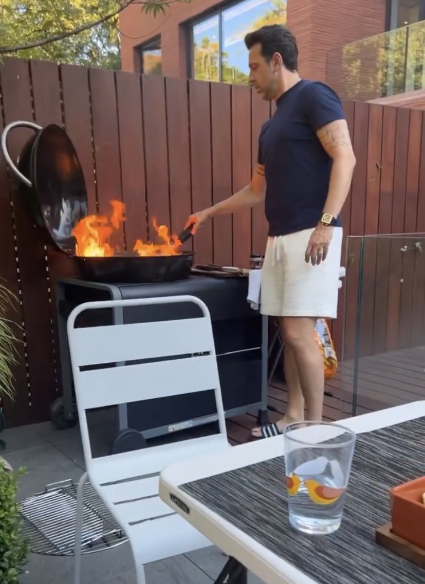 Our guy #edu cooking up a storm