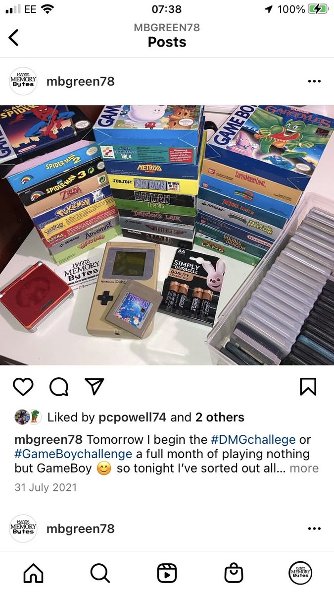 MbGreen78's tweet photo. Last year during the month of August myself @SupernerdsT & several other awesome people took part in the #GameBoyChallenge basically a whole month of playing nothing but original #GameBoy games. With a whole year of new pickups Iโm definitely up for doing it again this year ๐๐ https://t.co/HM3YVONc1C