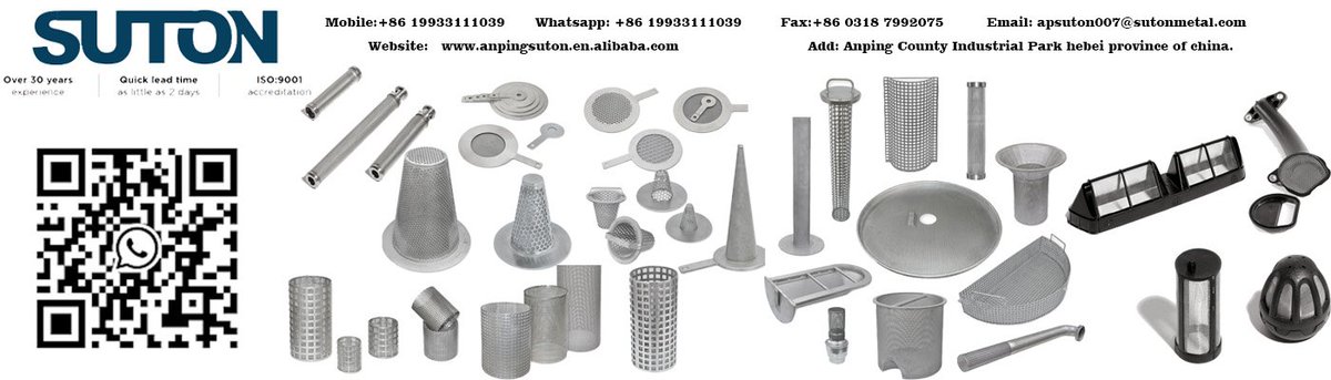 SUTON products. Our main products are: wire mesh filter, panel filter, filter wire cloth, wire mesh filter discs, candle filter, etc. Our products contain complete range and varied specifications. What is more, our company can customize differently