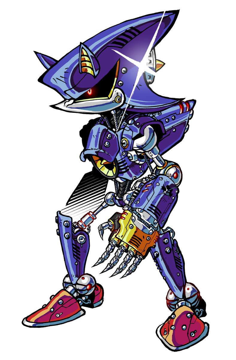 Fasol4242's tweet photo. Metal Sonic https://t.co/AZpQYI4ovq