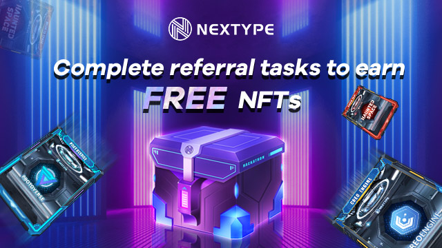 🚀#NEXTYPE Referral Campaign is officially launched in NT GameBox‼️

💰Refer friends to complete tasks, and win more rewards:
✅Hackathon Boxes
✅Hackathon Super Boxes

😎Participate here: bsc-box.nextype.finance/pages/home

➡️Details: nextype.medium.com/nextype-referr…

#Gamebox  #NFT
