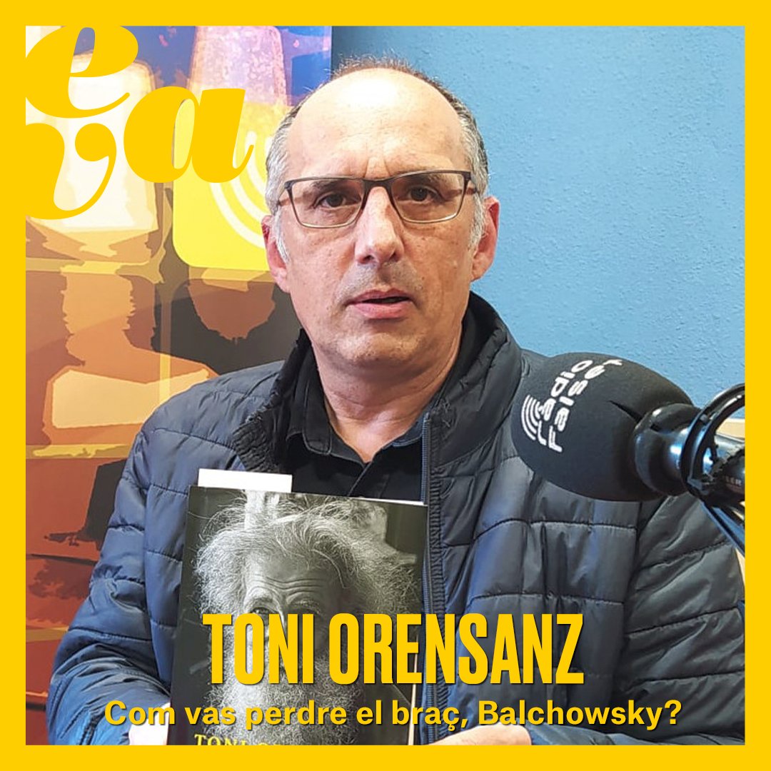 EVAEnVeuAlta's tweet photo. #AgendaEVA22 | Diumenge 3 de juliol (I)
🍏 @toniorensanz conversa amb @JordinaBiosca sobre el seu llibre: " On vas perdre el braç, Balchowsky?" @columnaedicions i en llegirem fragments amb les voluntàries de l'#EVA354
🍏Ballarem amb el jove grup falsetenc Primera Cita
#EVA22 https://t.co/XYSKv7SmKL