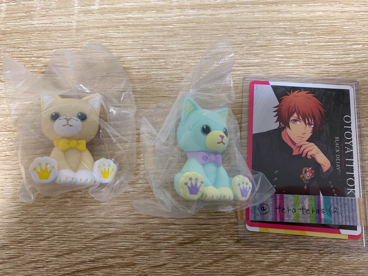 terateras12's tweet photo. 【交換】うたプリ PRINCE CAT ガチャ プリンスキャット プリキャ ソフビ 

譲)シトロン、リラ

求)ヴェルデ＞ロッソ各1

郵送交換希望です。
纏めて優先。
検索からもお気軽にお声掛けください。
よろしくお願い致します https://t.co/3I5fr9NOKb
