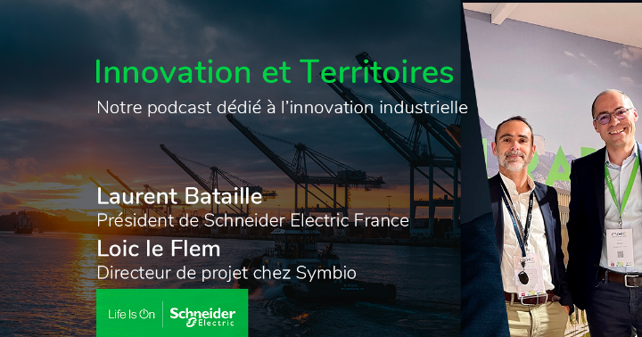 Pinelcaro's tweet photo. Écoutez le podcast sur la #décarbonation de l’industrie sur la chaine #SchneiderElectric avec Laurent Bataille, Président de Schneider Electric France, et Loic le Flem, Directeur de projet chez @SymbioFCell, spécialiste de la mobilité #hydrogène.
https://t.co/Q8WoiSNFev https://t.co/rAe5wK0jwg