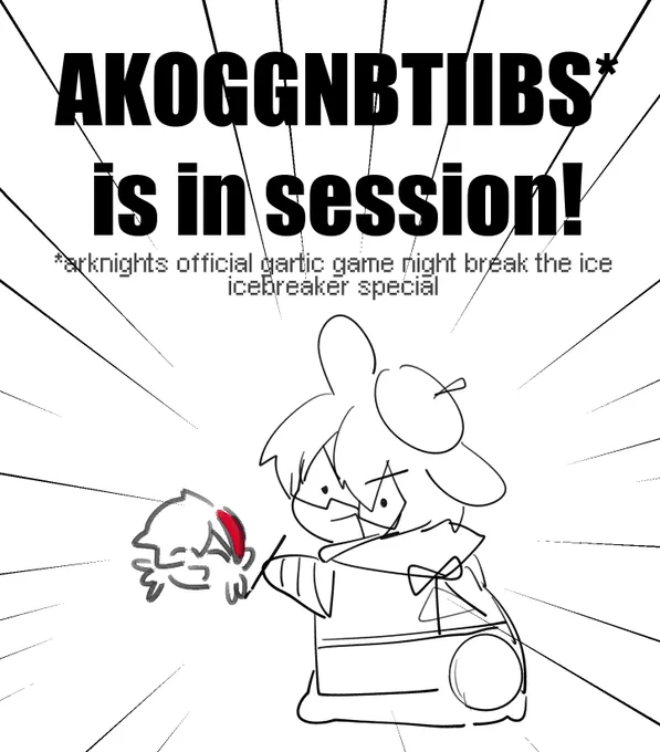 Arknights-themed gartic game! 6-hour maintenance special
Link to join: https://t.co/QpmtjnBM62 