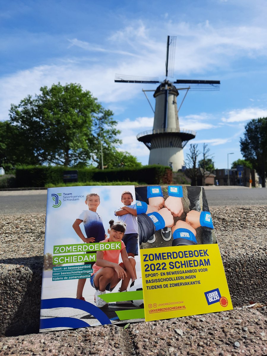 Team Sportservice Schiedam heeft voor basisschoolleerlingen een ZomerDoeBoek gemaakt met daarin het Schiedamse sport- en beweegaanbod tijdens de zomervakantie. Ook staan er speelplekken, spelletjes, wist-je-datjes en een winactie in. Ook worden de beweegcoaches voorgesteld
