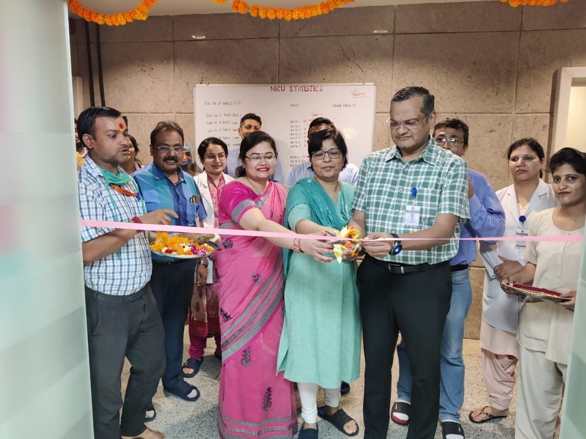Post Graduate Institute of Child Health, Noida (@pgichildhealth) on Twitter photo A 4 bedded Mother newborn care unit (MNCU) was inaugurated today in PGICH in Department of Neonatology by the Director, Dr Ajai Singh. The unit will have a bed for the mother side by side the bed of the sick baby. <a href="/IasAlok/">Alok Kumar ЁЯЗоЁЯЗ│</a> <a href="/as29762/">Ajai Singh</a> <a href="/ChiefSecyUP/">Chief Secretary, GoUP</a> <a href="/myogioffice/">Yogi Adityanath Office</a> <a href="/mededuup/">Medical Education UP</a> <a href="/UPGovt/">Government of UP</a> A 4 bedded Mother newborn care unit (MNCU) was inaugurated today in PGICH in Department of Neonatology by the Director, Dr Ajai Singh. The unit will have a bed for the mother side by side the bed of the sick baby. <a href="/IasAlok/">Alok Kumar ЁЯЗоЁЯЗ│</a> <a href="/as29762/">Ajai Singh</a> <a href="/ChiefSecyUP/">Chief Secretary, GoUP</a> <a href="/myogioffice/">Yogi Adityanath Office</a> <a href="/mededuup/">Medical Education UP</a> <a href="/UPGovt/">Government of UP</a>