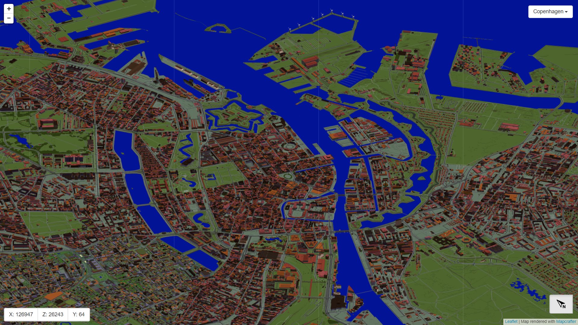 Minecraft maps of the real world from data - by GeoBoxers