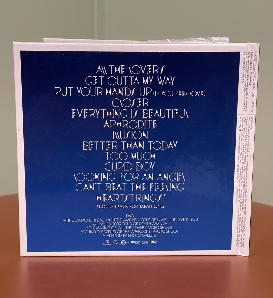 ShaktiEvo's tweet photo. My top 3 @kylieminogue “Aphrodite” tracks are; 

- Put Your Hands Up (If You Feel Love) 
- All The Lovers 
- Looking For An Angel 

&amp; from Japanese version; 
- Heartstrings 

#KylieMinogue #Aphrodite #FavTracks #AllTheLovers https://t.co/LsBr7yTovW