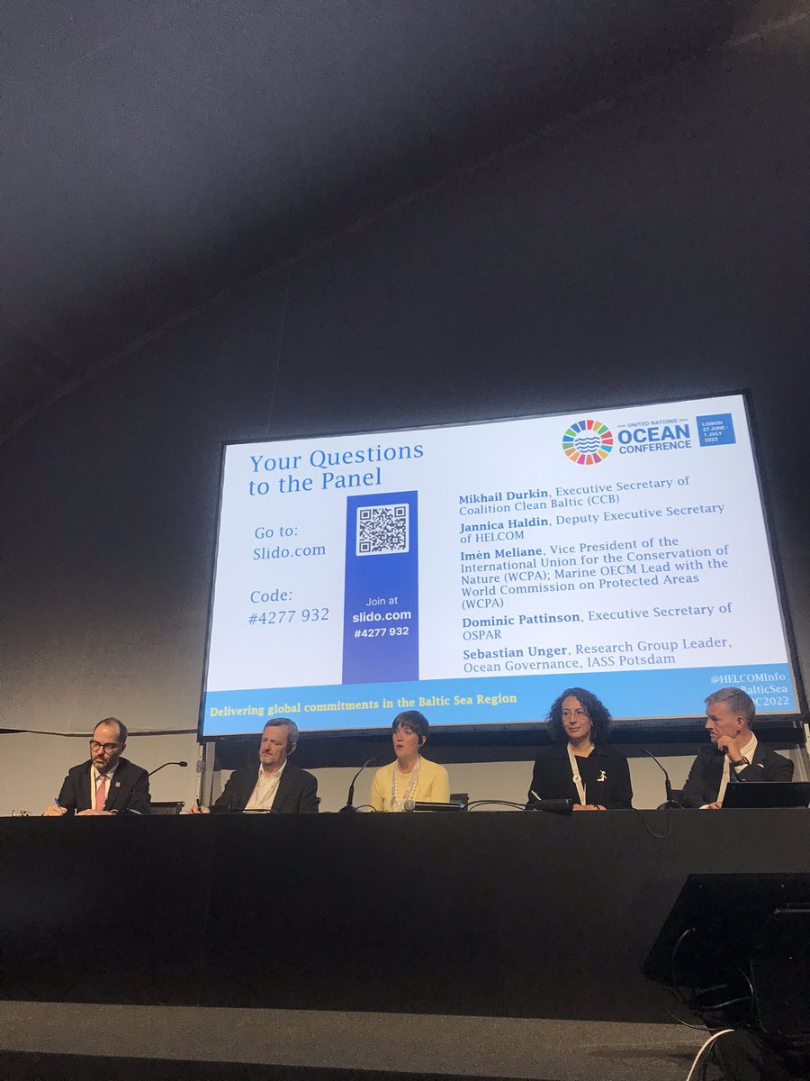 -Can bottom trawling happen in MPAs or OECMs?

Panel answer was a clear no. Bottom trawling always has a negative impact on the marine ecosystems & biodiversity. So let’s #BanBottomTrawling in #MPAs 💪🏽🙏🏽 #30by30 

 #UNOC2022 #UNOceanConference #BalticSea