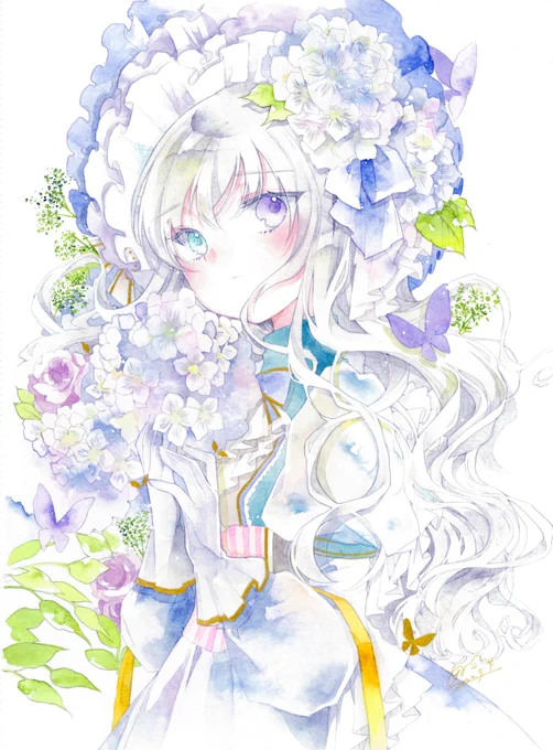 #フォロワー一万人以下の絵師が力作を投稿してたくさんのフォローを貰うタグ
透明水彩と万年筆インクとコピックがすきです…!髪の毛と柔らかさには拘りがある…🙏
誰かの心に引っ掛かりますように! 